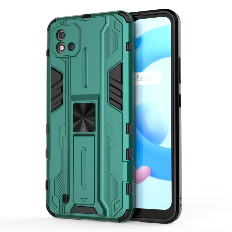 For OPPO Realme C20 Supersonic PC + TPU Shock-proof Protective Case with Holder