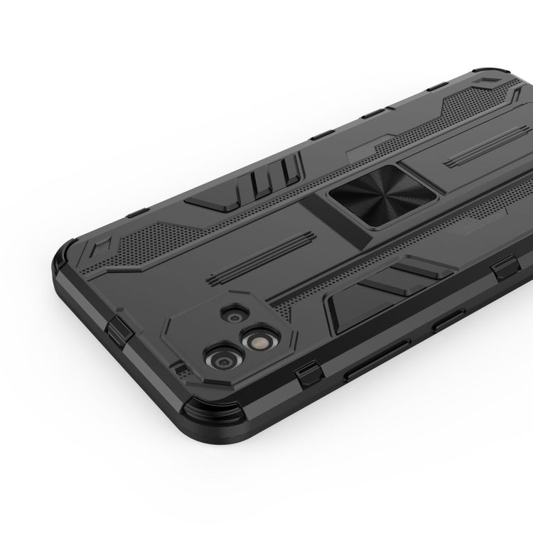 For OPPO Realme C20 Supersonic PC + TPU Shock-proof Protective Case with Holder