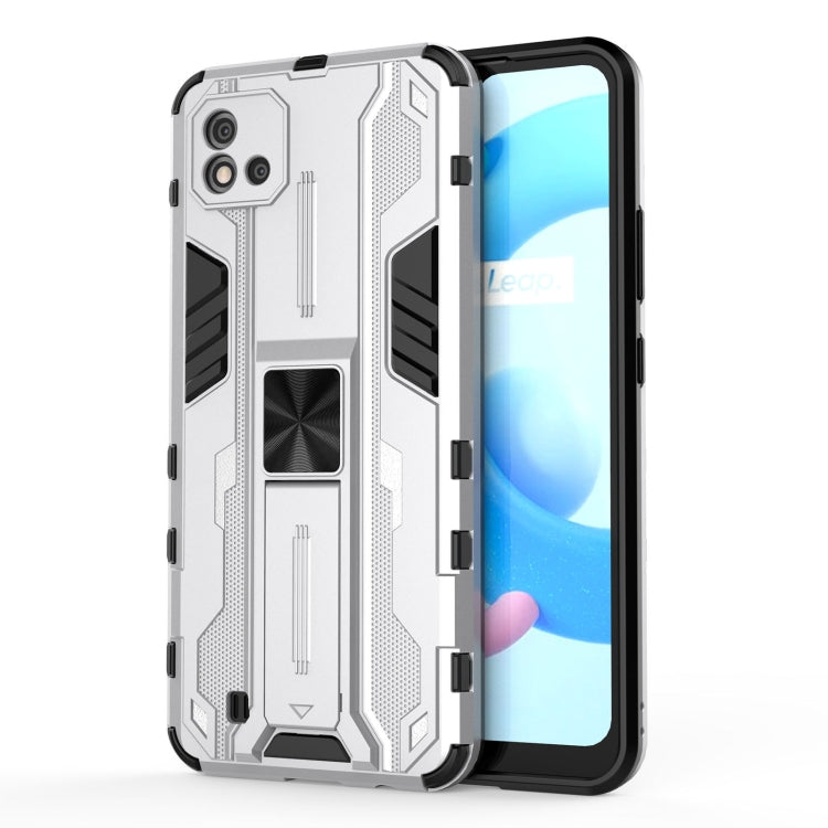 For OPPO Realme C20 Supersonic PC + TPU Shock-proof Protective Case with Holder