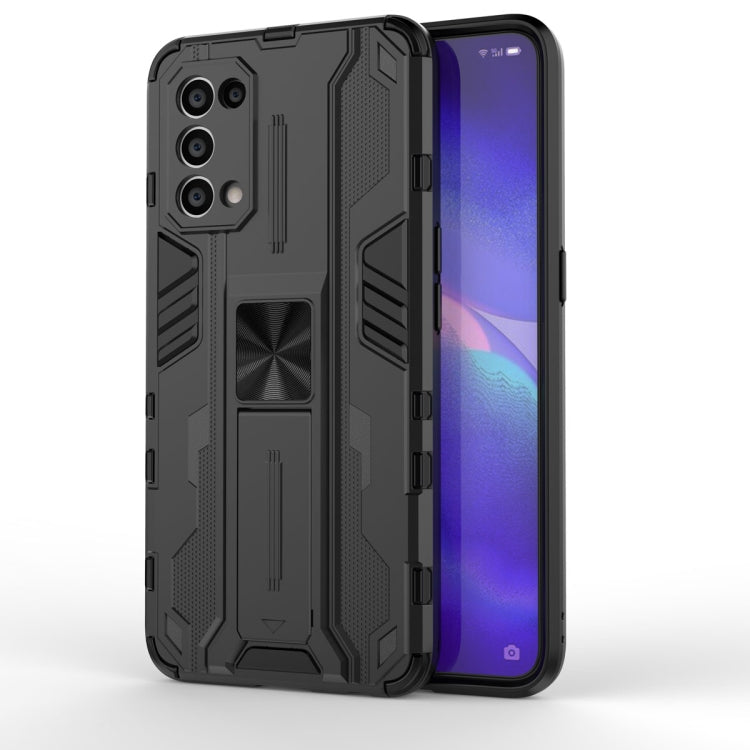 For OPPO Reno5 5G / 4G Supersonic PC + TPU Shock-proof Protective Case with Holder