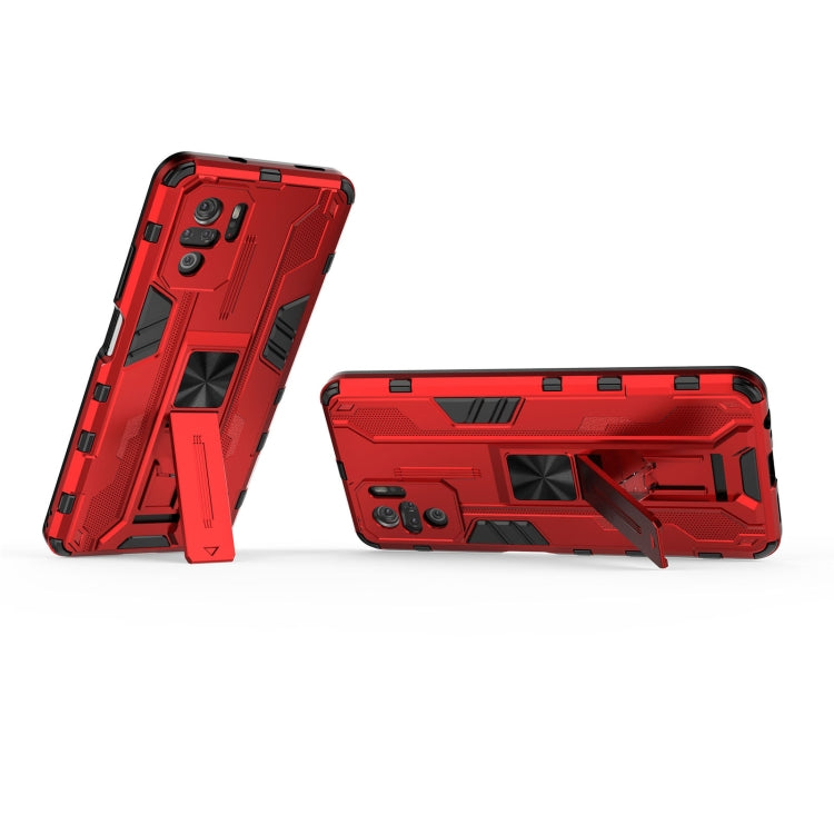 For Xiaomi Redmi Note 10 4G Supersonic PC + TPU Shock-proof Protective Case with Holder