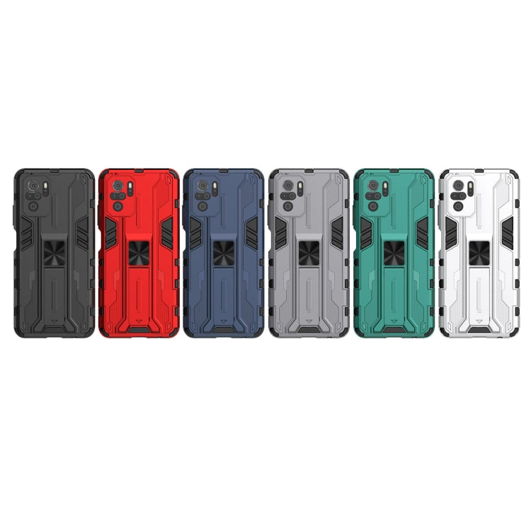 For Xiaomi Redmi Note 10 4G Supersonic PC + TPU Shock-proof Protective Case with Holder