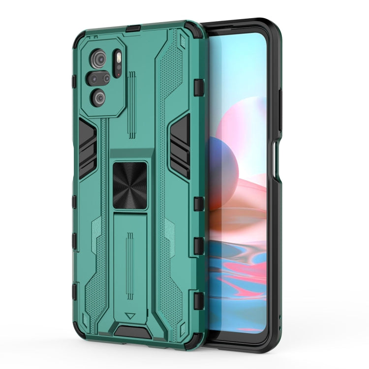 For Xiaomi Redmi Note 10 4G Supersonic PC + TPU Shock-proof Protective Case with Holder