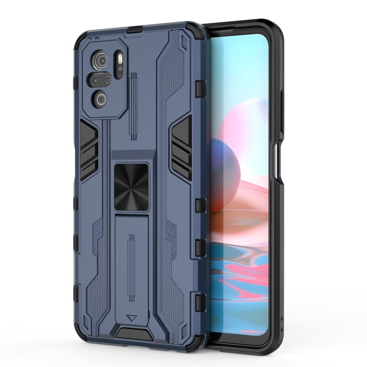 For Xiaomi Redmi Note 10 4G Supersonic PC + TPU Shock-proof Protective Case with Holder