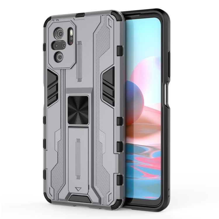 For Xiaomi Redmi Note 10 4G Supersonic PC + TPU Shock-proof Protective Case with Holder