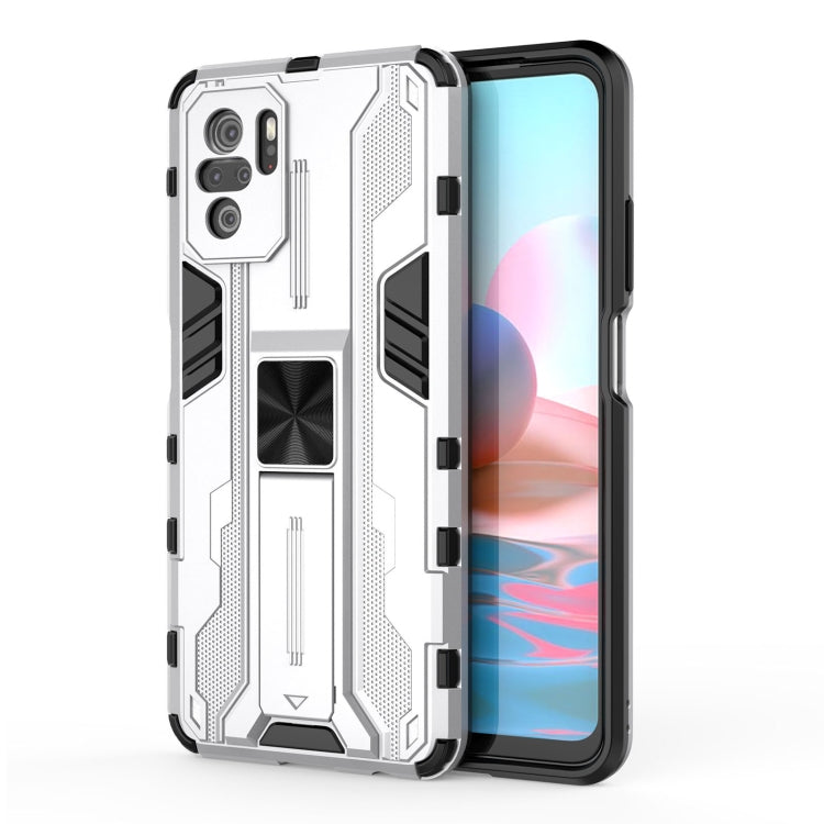 For Xiaomi Redmi Note 10 4G Supersonic PC + TPU Shock-proof Protective Case with Holder