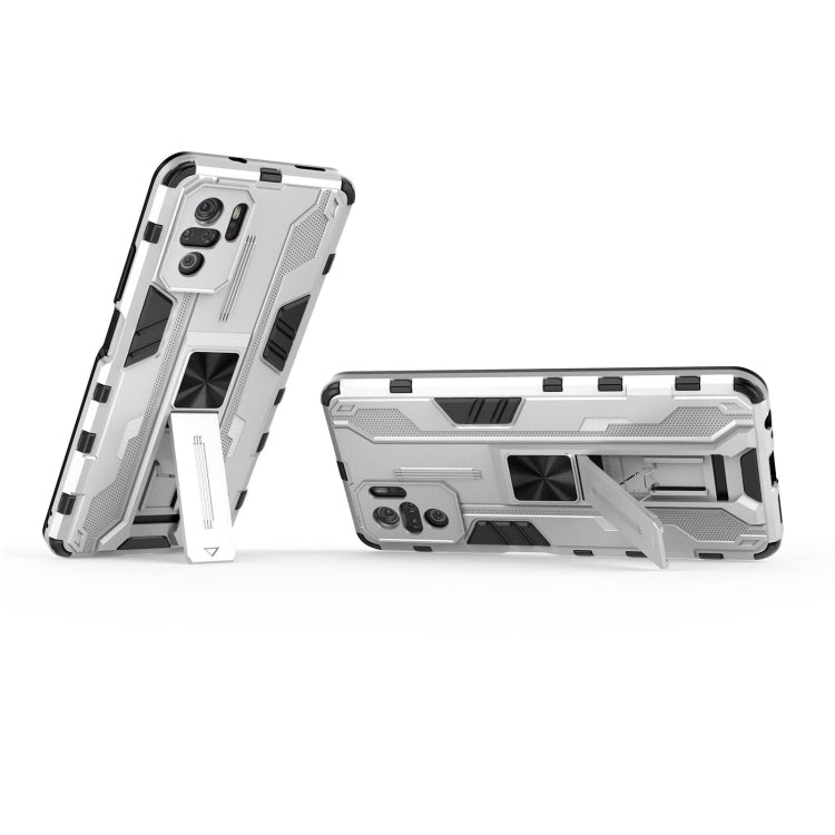 For Xiaomi Redmi Note 10 4G Supersonic PC + TPU Shock-proof Protective Case with Holder