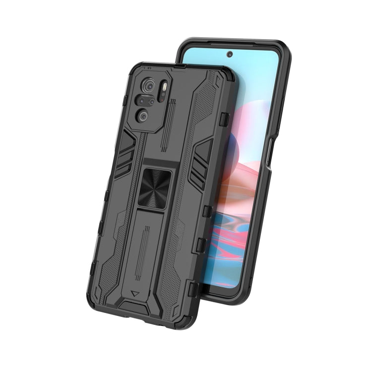 For Xiaomi Redmi Note 10 4G Supersonic PC + TPU Shock-proof Protective Case with Holder