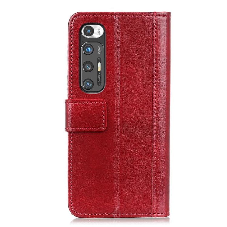 For Xiaomi Mi 10S Peas Crazy Horse Texture Horizontal Flip Leather Case with Holder & Card Slots & Wallet