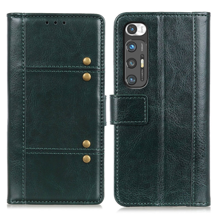 For Xiaomi Mi 10S Peas Crazy Horse Texture Horizontal Flip Leather Case with Holder & Card Slots & Wallet