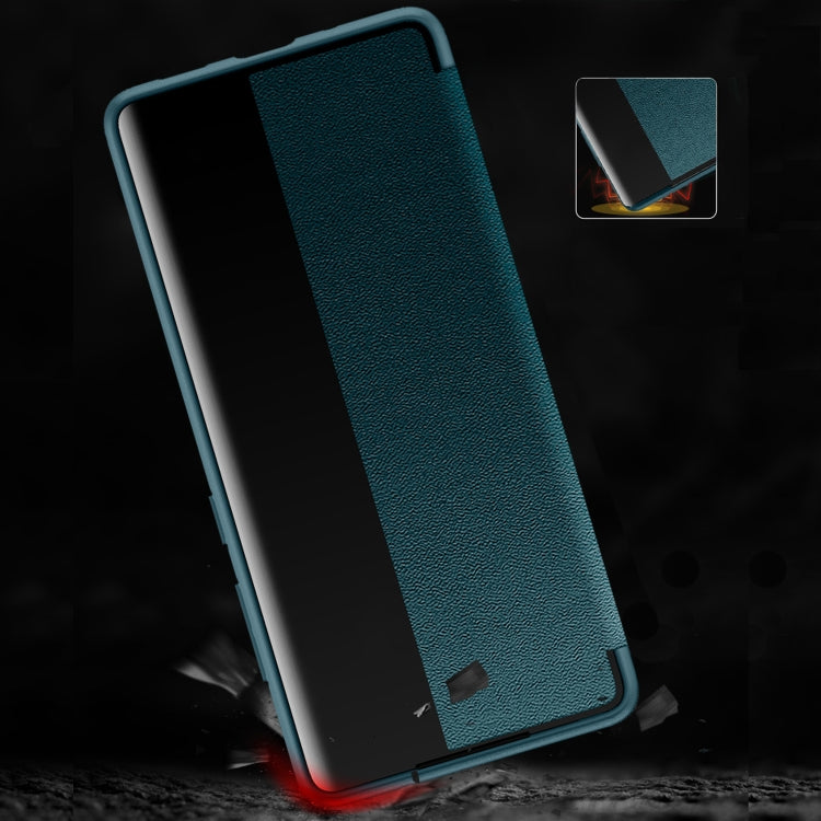 For Samsung Galaxy S20 FE Side Window View Shockproof Horizontal Flip Leather Case