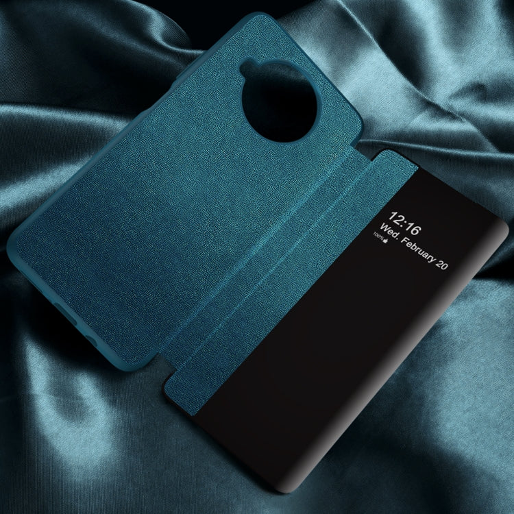 For Xiaomi Mi 10T Lite Magnetic Side Window View Shockproof Horizontal Flip Leather Case