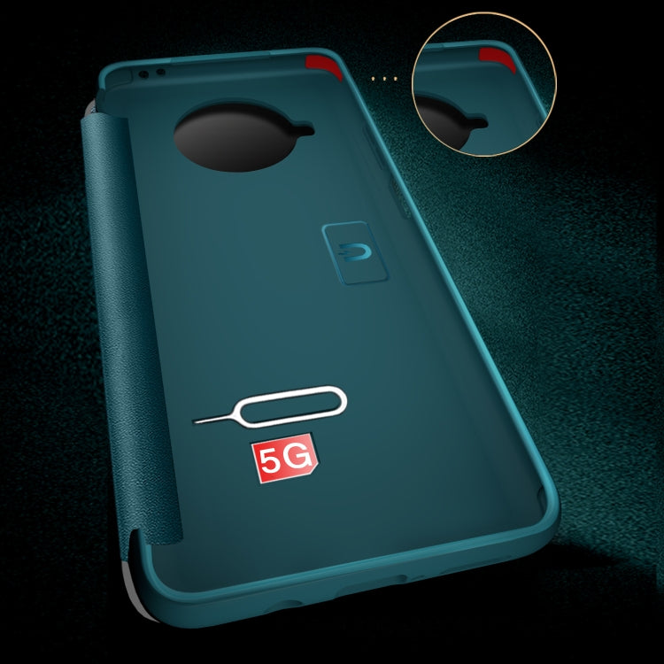 For Xiaomi Mi 10T Lite Magnetic Side Window View Shockproof Horizontal Flip Leather Case