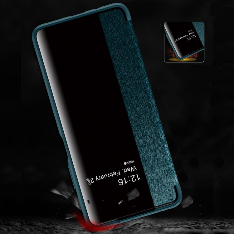 For Xiaomi Mi 10T Lite Magnetic Side Window View Shockproof Horizontal Flip Leather Case