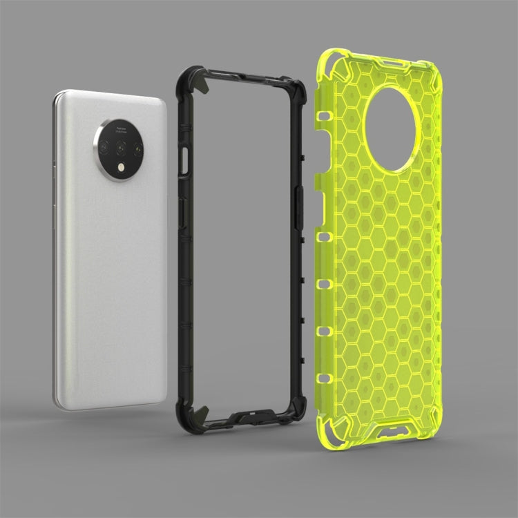 For OnePlus 7T Shockproof Honeycomb PC + TPU Case