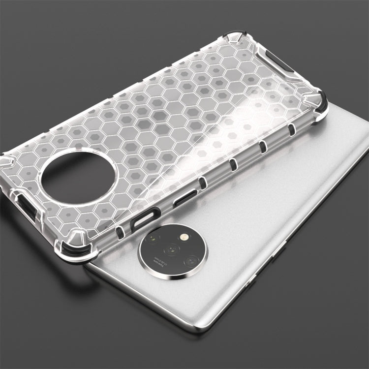 For OnePlus 7T Shockproof Honeycomb PC + TPU Case