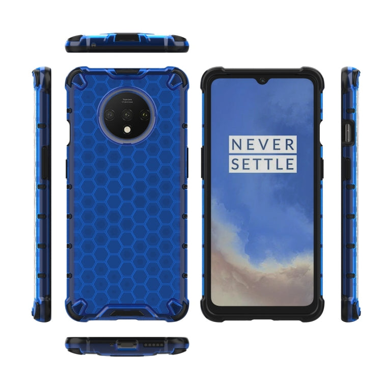 For OnePlus 7T Shockproof Honeycomb PC + TPU Case