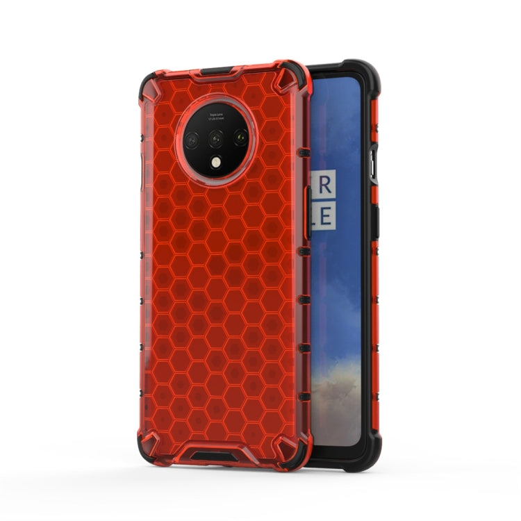 For OnePlus 7T Shockproof Honeycomb PC + TPU Case