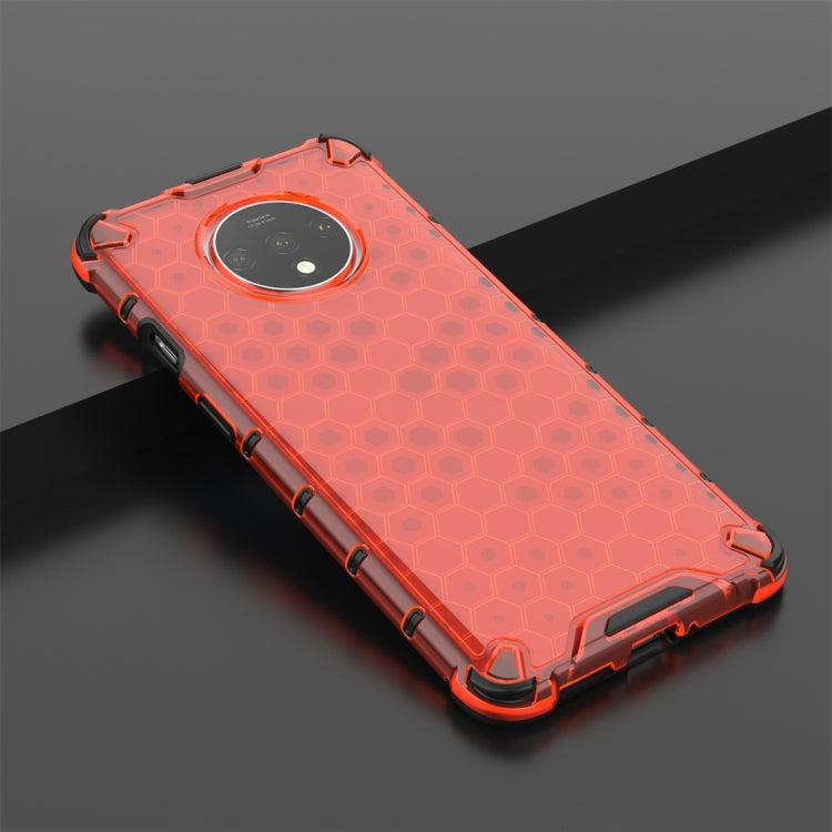 For OnePlus 7T Shockproof Honeycomb PC + TPU Case