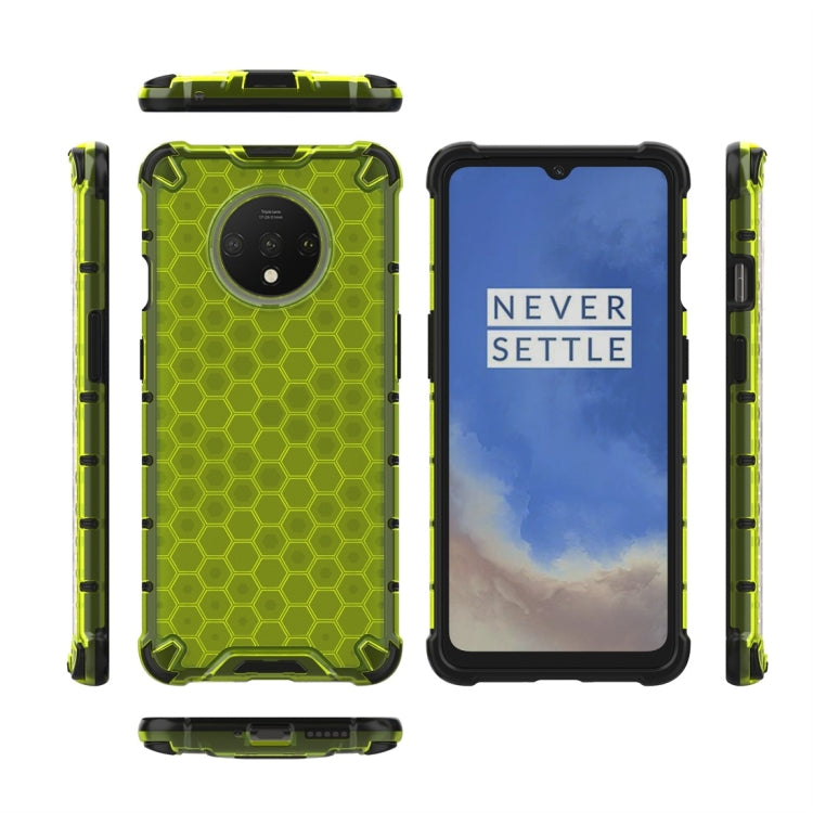 For OnePlus 7T Shockproof Honeycomb PC + TPU Case