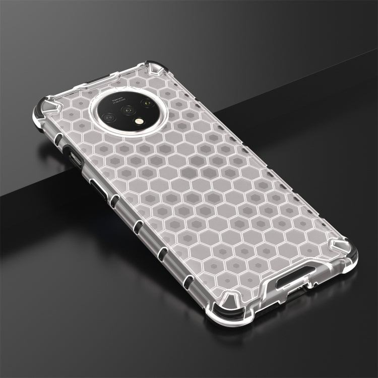For OnePlus 7T Shockproof Honeycomb PC + TPU Case