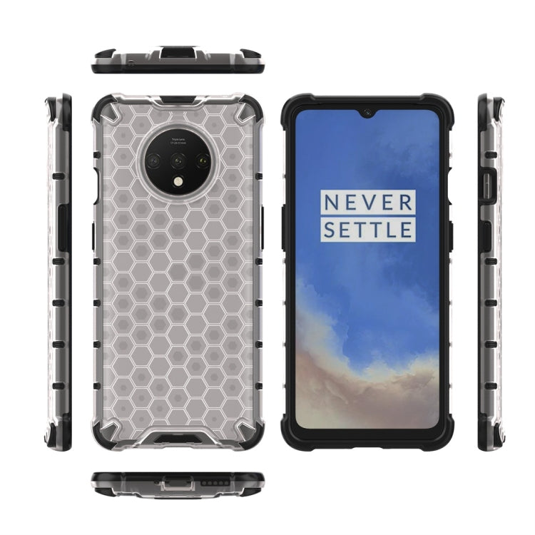 For OnePlus 7T Shockproof Honeycomb PC + TPU Case