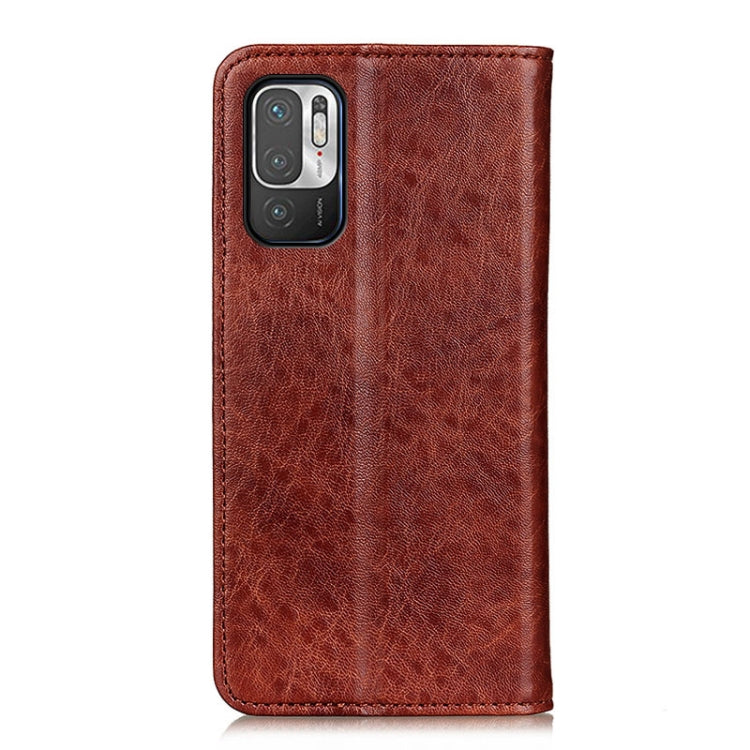 For Xiaomi Redmi Note 10 5G / Poco M3 Pro 4G / Poco M3 Pro 5G Magnetic Crazy Horse Texture Horizontal Flip Leather Case with Holder & Card Slots & Wallet