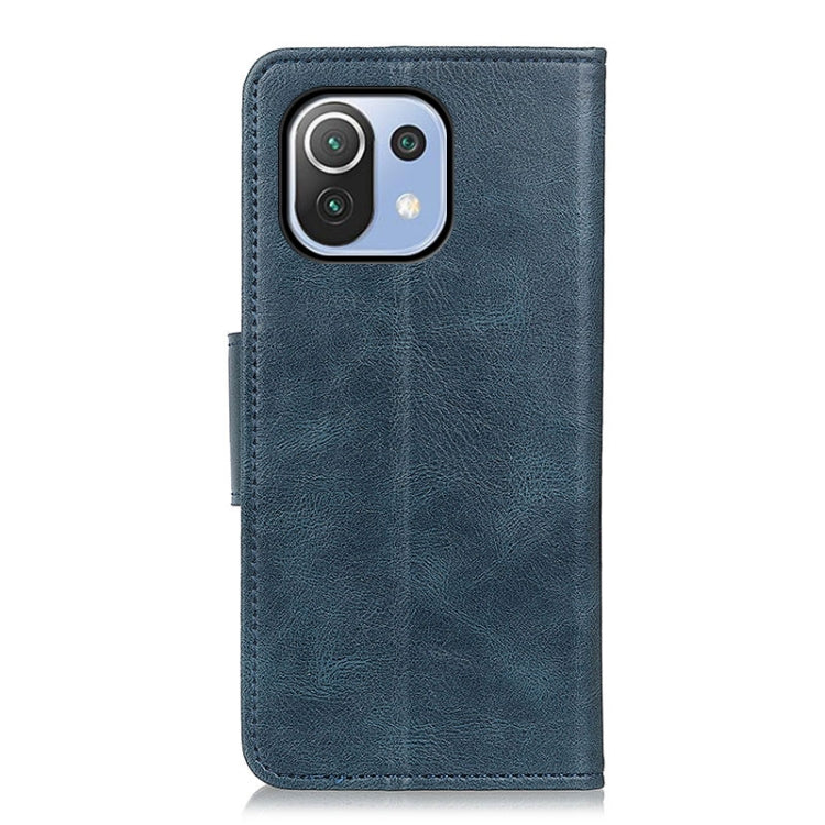 For Xiaomi Mi 11 Lite Mirren Crazy Horse Texture Horizontal Flip Leather Case with Holder & Card Slots & Wallet
