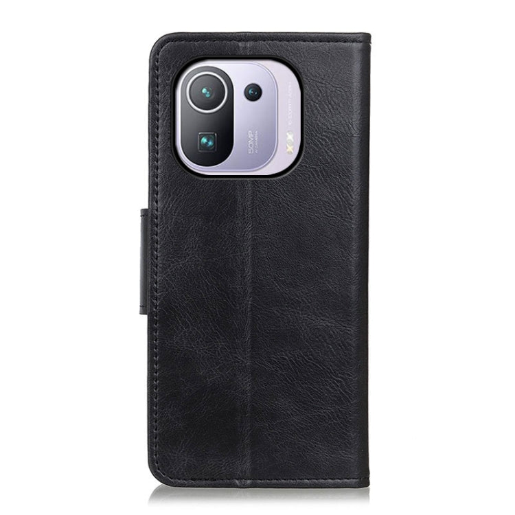 For Xiaomi Mi 11 Pro Mirren Crazy Horse Texture Horizontal Flip Leather Case with Holder & Card Slots & Wallet