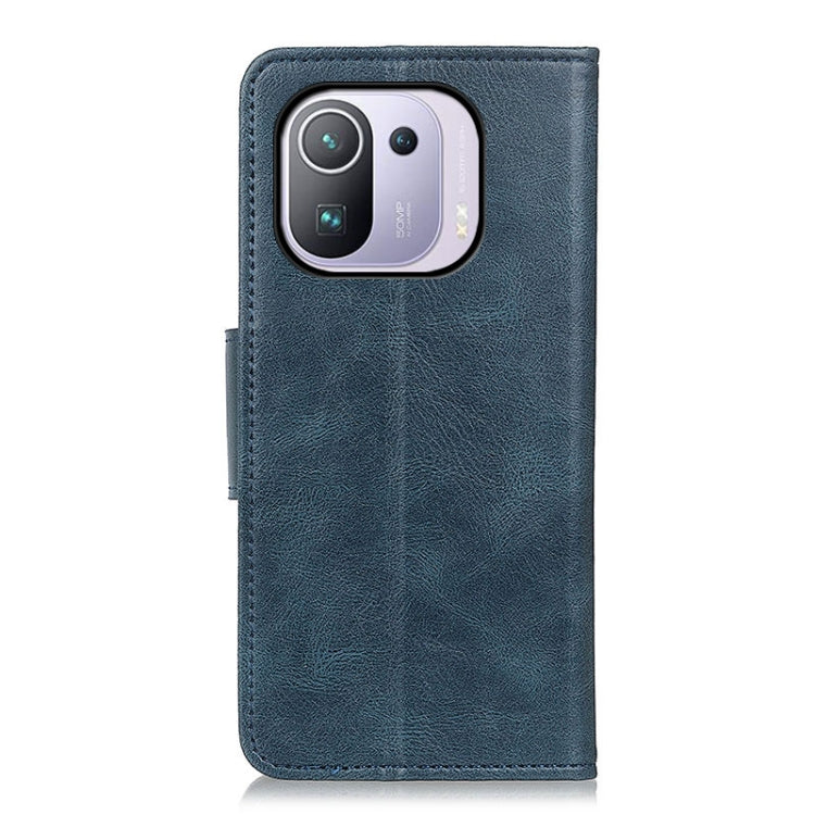 For Xiaomi Mi 11 Pro Mirren Crazy Horse Texture Horizontal Flip Leather Case with Holder & Card Slots & Wallet