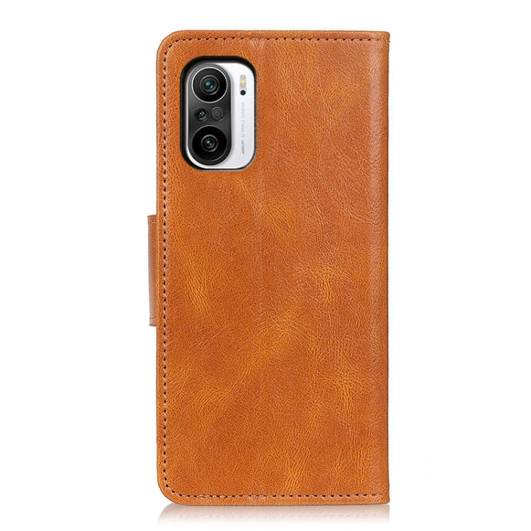 For Xiaomi Redmi Note 10 4G Mirren Crazy Horse Texture Horizontal Flip Leather Case with Holder & Card Slots & Wallet