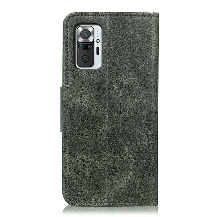 For Xiaomi Redmi Note 10 Pro Mirren Crazy Horse Texture Horizontal Flip Leather Case with Holder & Card Slots & Wallet