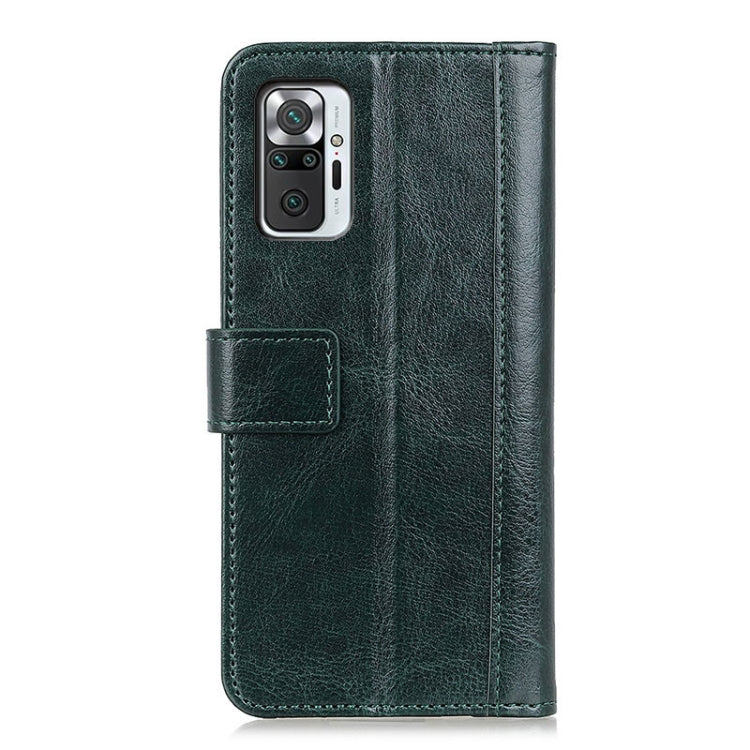 For Xiaomi Redmi Note 10 Pro Peas Crazy Horse Texture Horizontal Flip Leather Case with Holder & Card Slots & Wallet