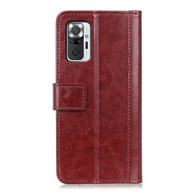 For Xiaomi Redmi Note 10 Pro Peas Crazy Horse Texture Horizontal Flip Leather Case with Holder & Card Slots & Wallet