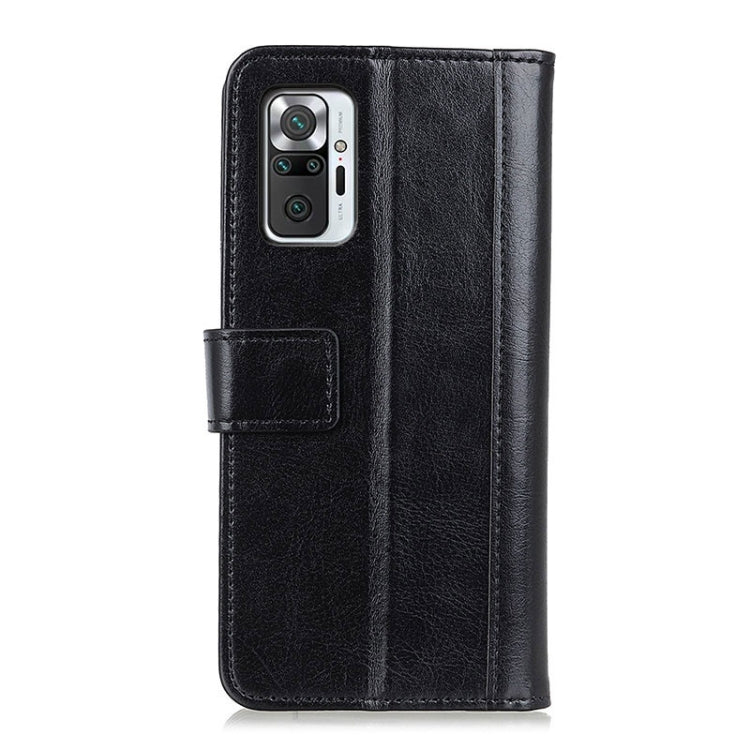 For Xiaomi Redmi Note 10 Pro Peas Crazy Horse Texture Horizontal Flip Leather Case with Holder & Card Slots & Wallet