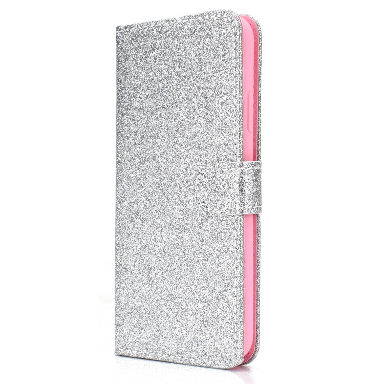 For Xiaomi Mi 11 Glitter Powder Horizontal Flip Leather Case with Card Slots & Holder & Photo Frame & Wallet