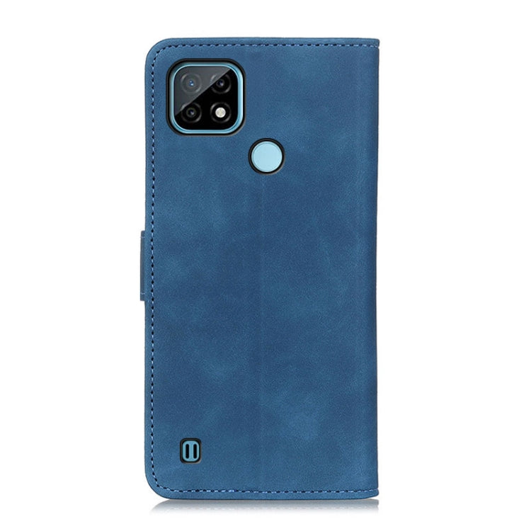 For OPPO Realme C21 KHAZNEH Retro Texture PU + TPU Horizontal Flip Leather Case with Holder & Card Slots & Wallet