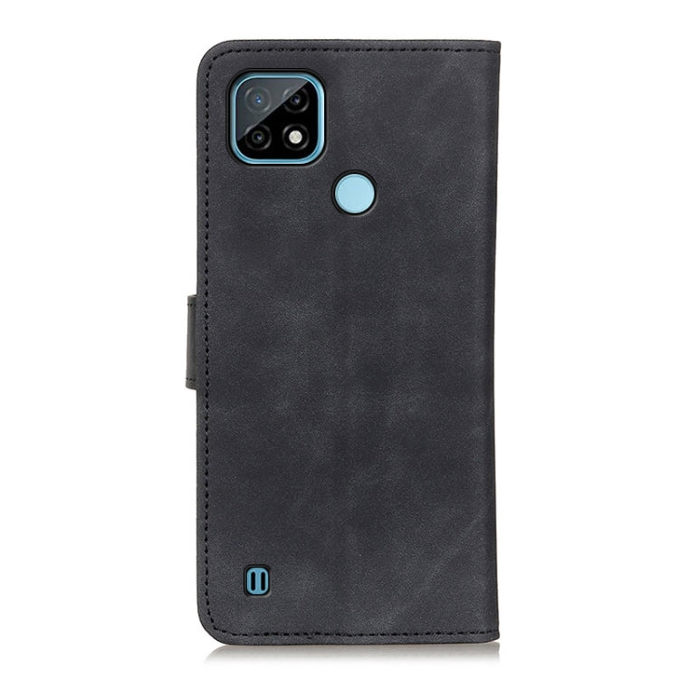 For OPPO Realme C21 KHAZNEH Retro Texture PU + TPU Horizontal Flip Leather Case with Holder & Card Slots & Wallet