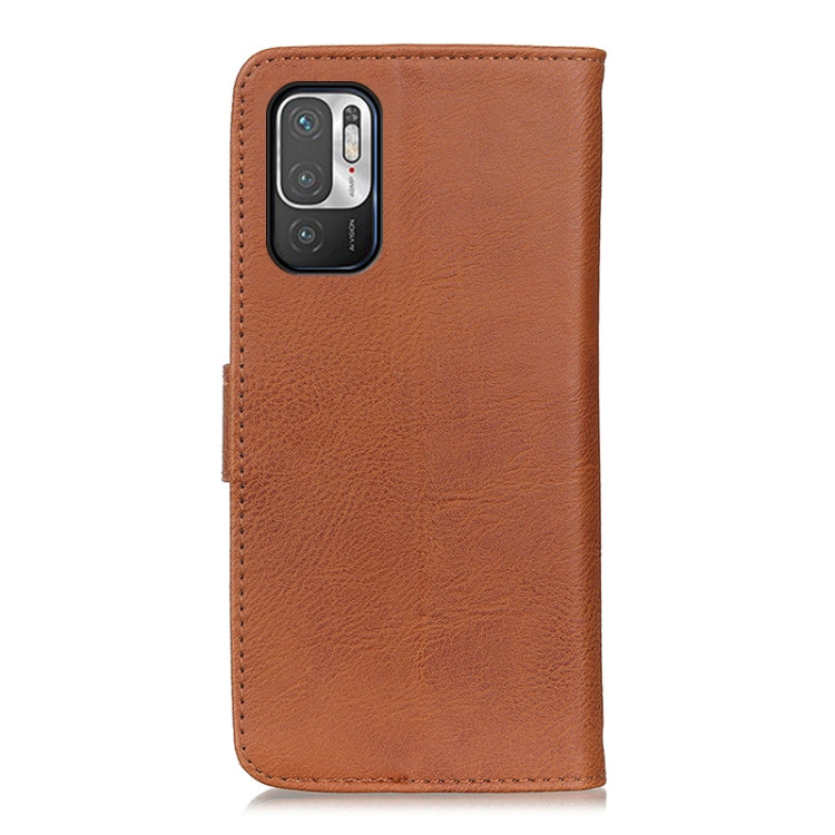 For Xiaomi Poco M3 Pro 4G / Poco M3 Pro 5G / Redmi Note 10 5G KHAZNEH Cowhide Texture Horizontal Flip Leather Case with Holder & Card Slots & Wallet