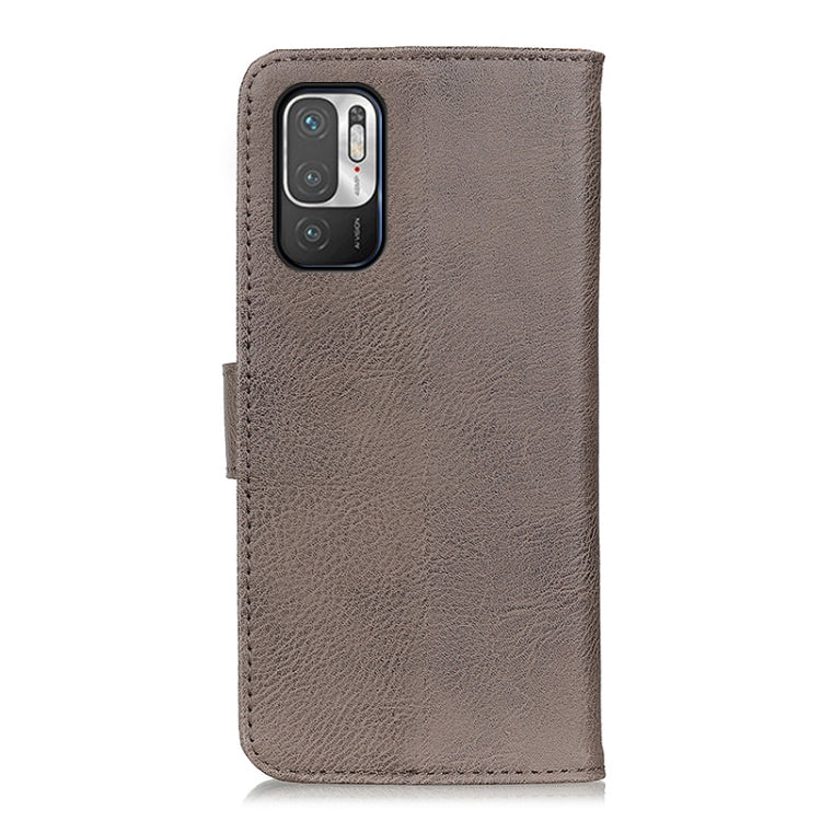 For Xiaomi Poco M3 Pro 4G / Poco M3 Pro 5G / Redmi Note 10 5G KHAZNEH Cowhide Texture Horizontal Flip Leather Case with Holder & Card Slots & Wallet