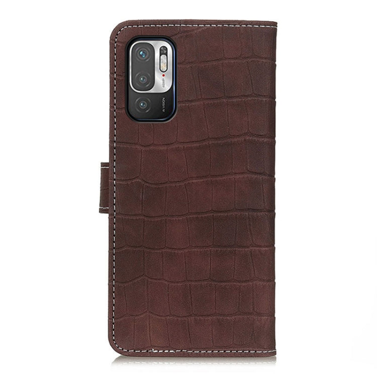 For Xiaomi Poco M3 Pro 4G / Poco M3 Pro 5G / Redmi Note 10 5G Crocodile Texture Horizontal Flip Leather Case with Holder & Card Slots & Wallet