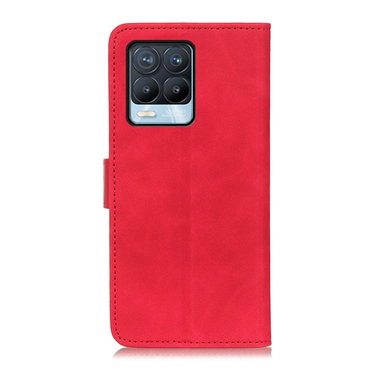 For OPPO Realme 8 / 8 Pro KHAZNEH Retro Texture PU + TPU Horizontal Flip Leather Case with Holder & Card Slots & Wallet