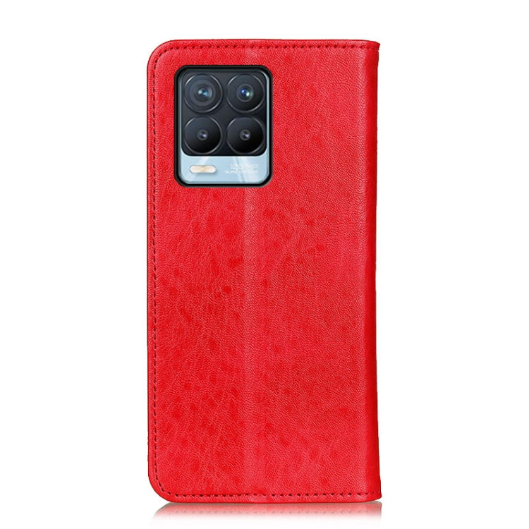 For OPPO Realme 8 / 8 Pro Magnetic Crazy Horse Texture Horizontal Flip Leather Case with Holder & Card Slots & Wallet