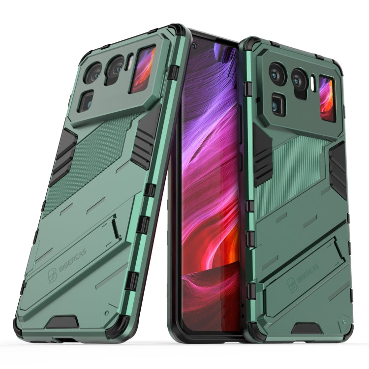 For Xiaomi Mi 11 Ultra Punk Armor 2 in 1 PC + TPU Shockproof Case with Invisible Holder