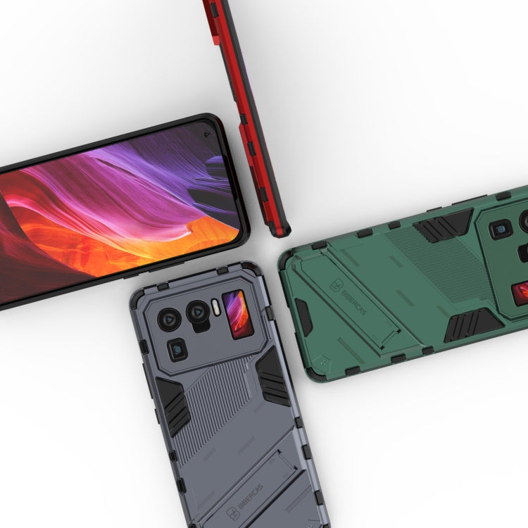For Xiaomi Mi 11 Ultra Punk Armor 2 in 1 PC + TPU Shockproof Case with Invisible Holder