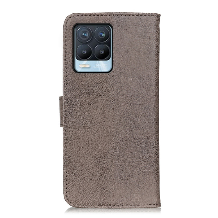 For OPPO Realme 8 / 8 Pro KHAZNEH Cowhide Texture Horizontal Flip Leather Case with Holder & Card Slots & Wallet