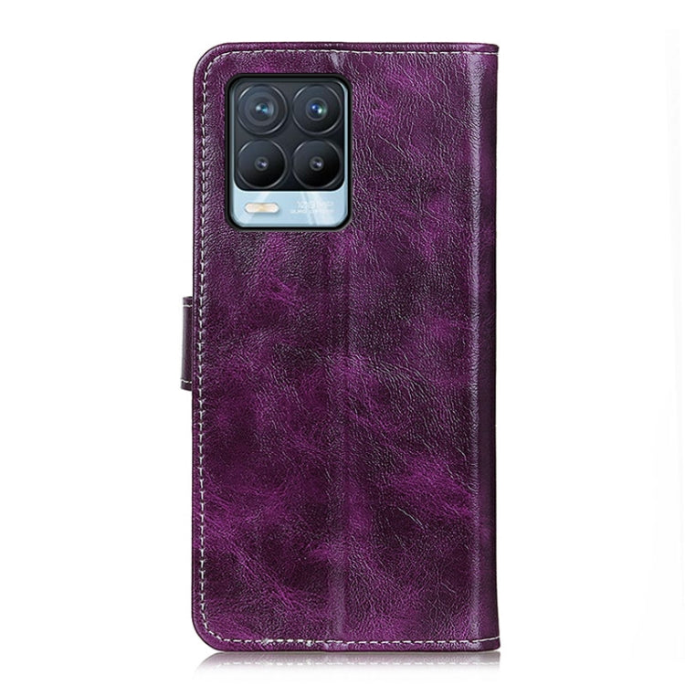 For OPPO Realme 8 / 8 Pro Retro Crazy Horse Texture Horizontal Flip Leather Case with Holder & Card Slots & Photo Frame & Wallet