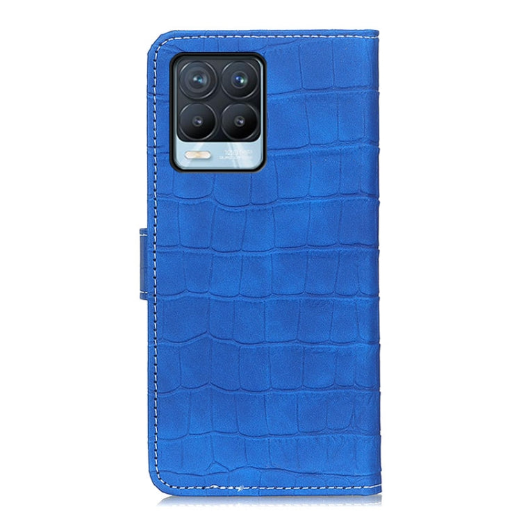 For OPPO Realme 8 / Realme 8 Pro Crocodile Texture Horizontal Flip Leather Case with Holder & Card Slots & Wallet