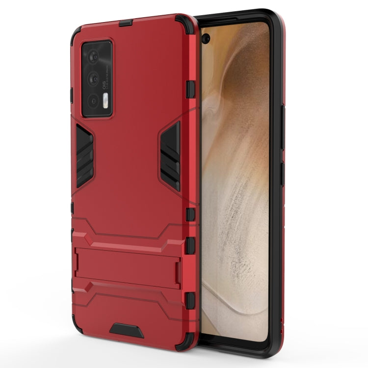 For vivo iQOO Neo5 PC + TPU Shockproof Protective Case with Holder