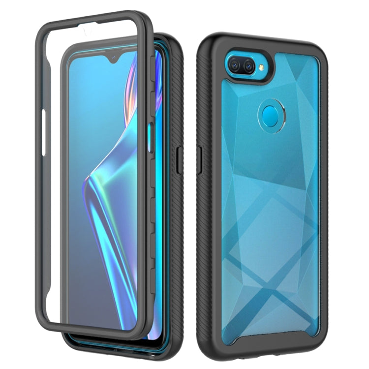 For OPPO A12 Starry Sky Solid Color Series Shockproof PC + TPU Protective Case